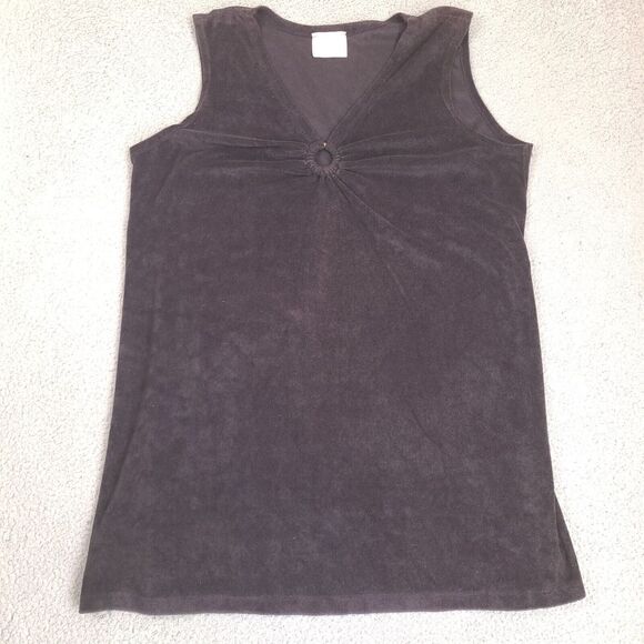 Cover Me Women's 3X Black Sleeveless Pullover Knit Mini‎ Sweater Dress - Picture 1 of 11